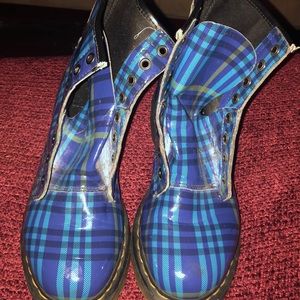 Preloved Plaid Dr Martens